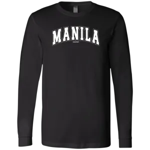 Manila Arch White CP Unisex Jersey Long Sleeve T-Shirt