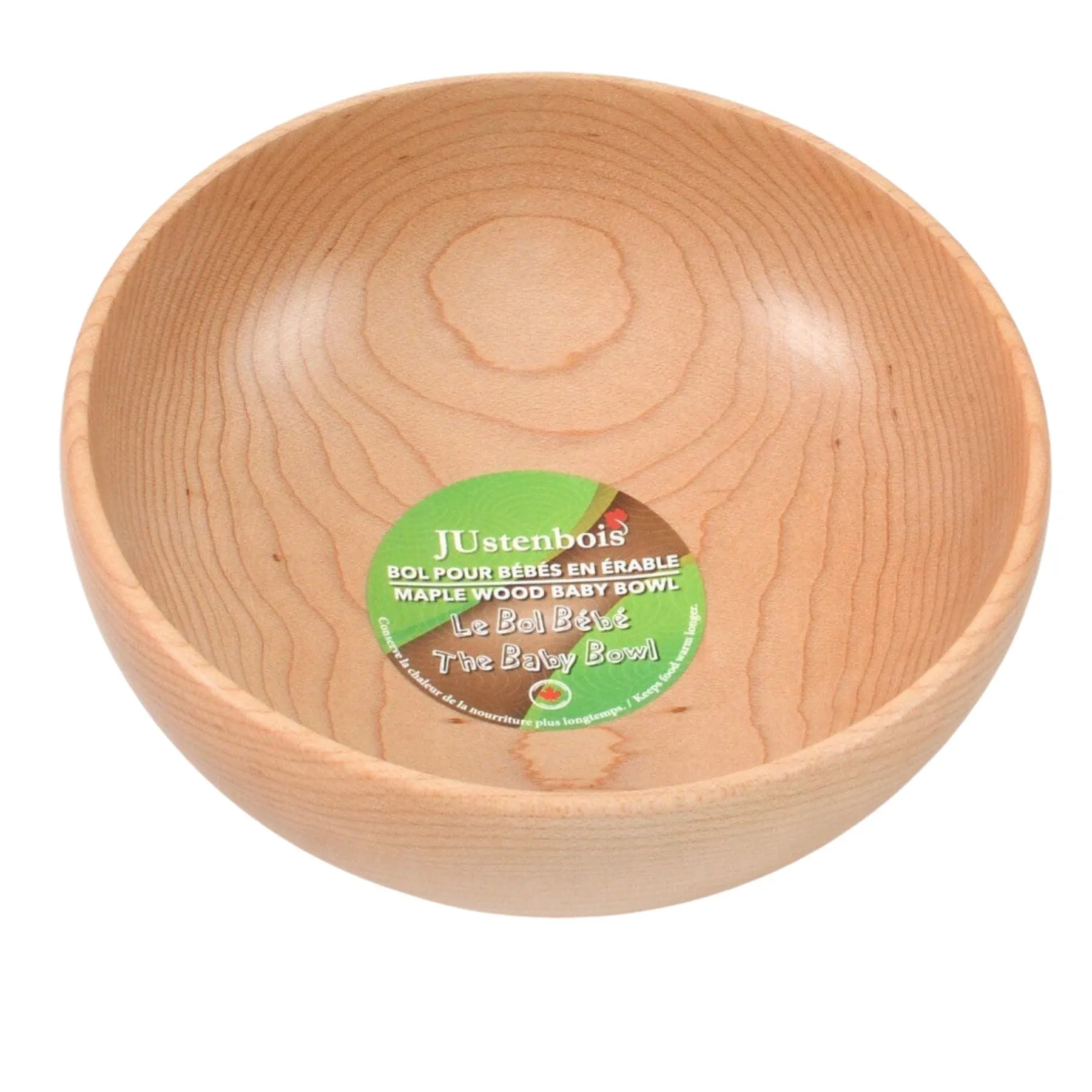Maple Wood Baby Bowl