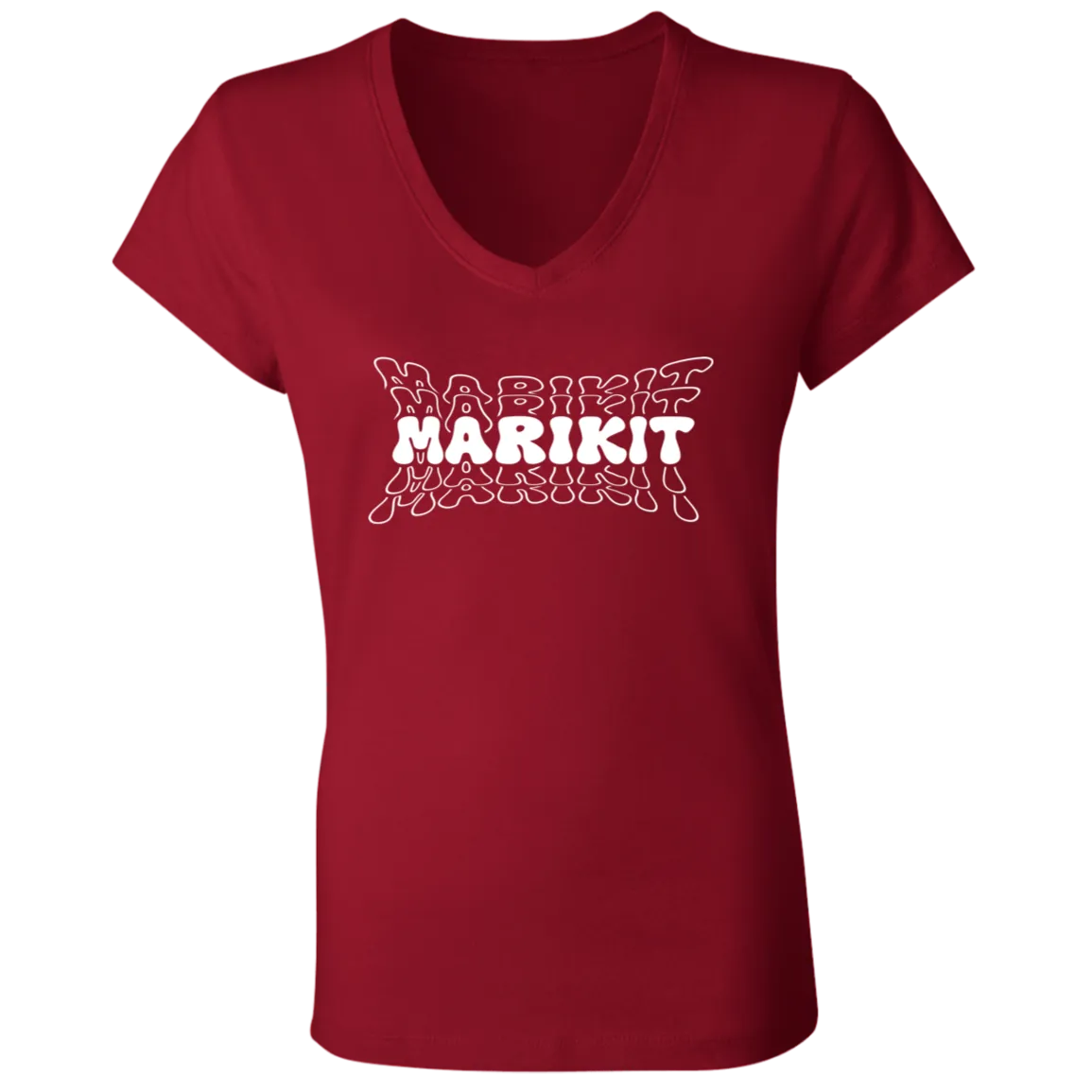 Marikit Ladies Jersey V-Neck T-Shirt