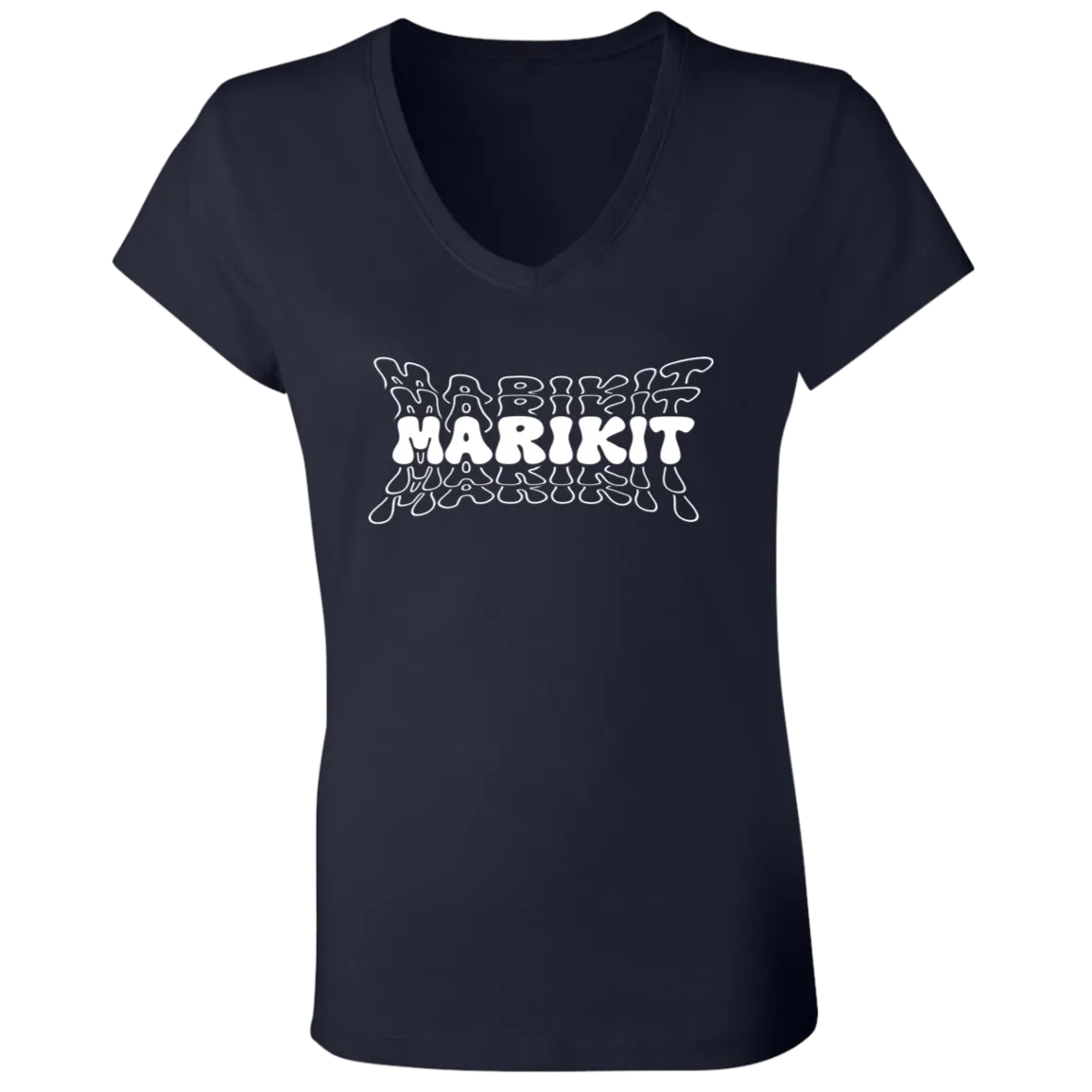 Marikit Ladies Jersey V-Neck T-Shirt