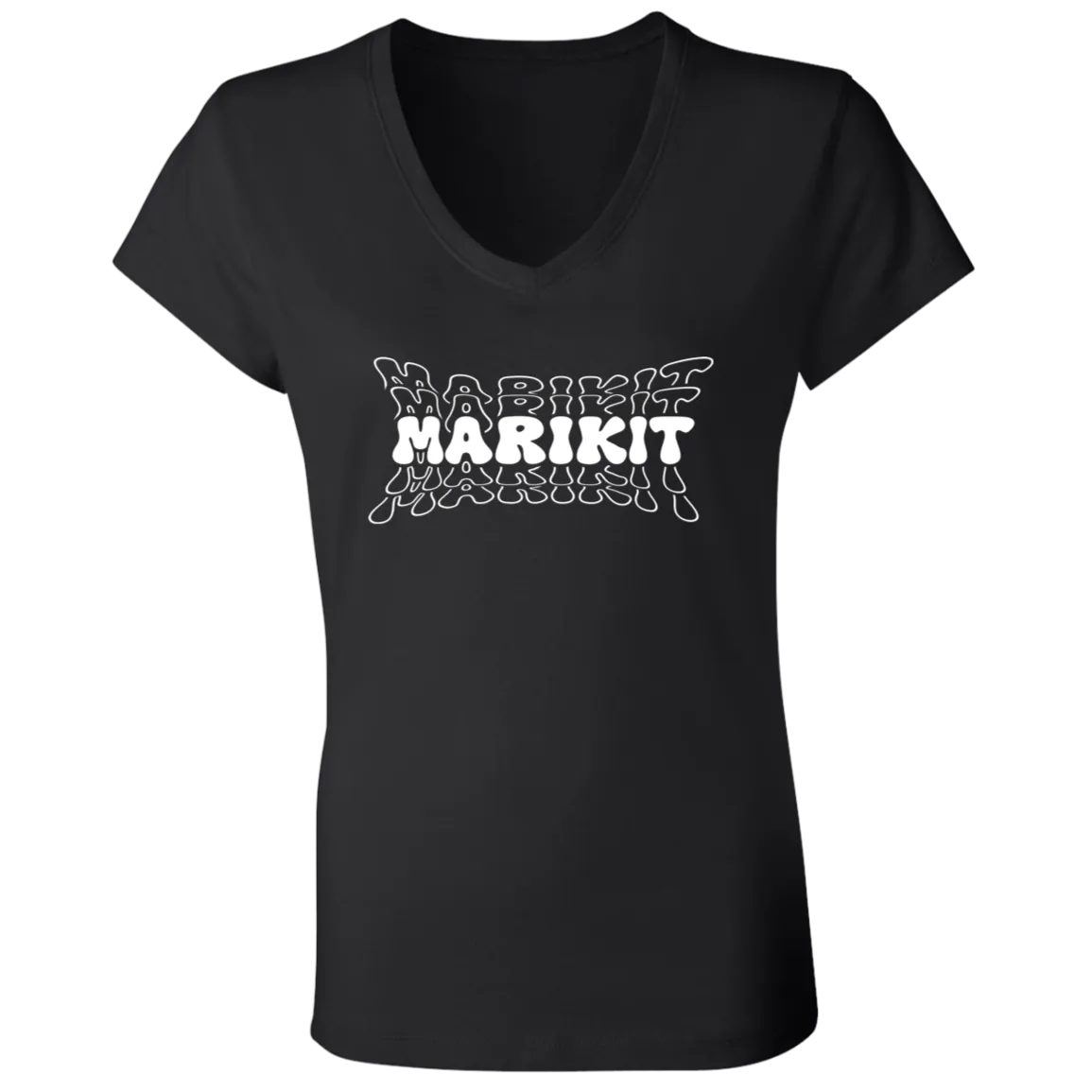 Marikit Ladies Jersey V-Neck T-Shirt
