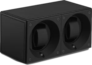 Masterbox Duo Black Toledo Leather Black Stitches