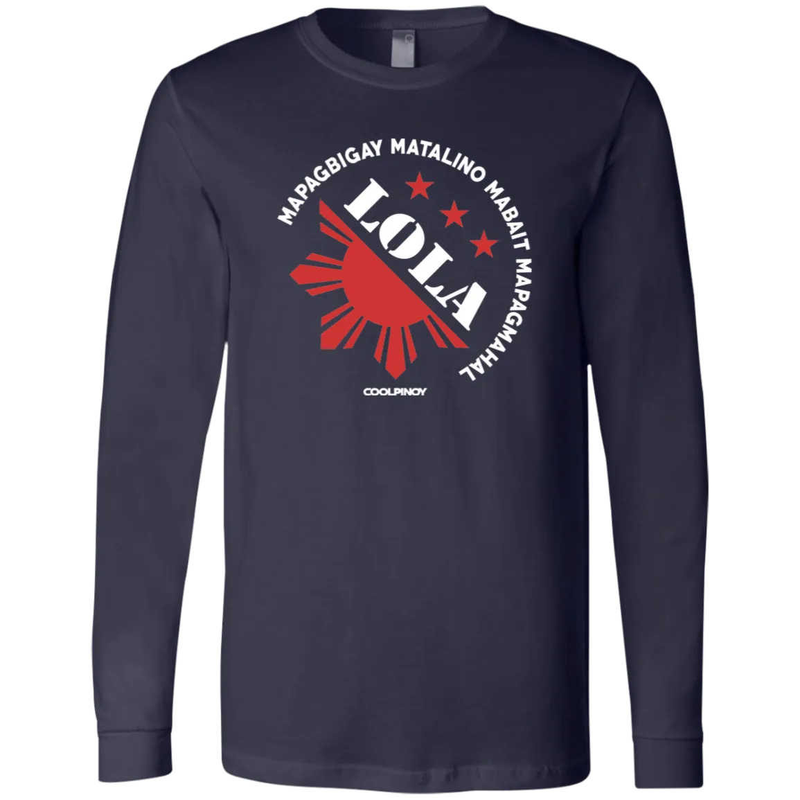 Matalino Mapagmahal Lola Unisex Jersey Long Sleeve T-Shirt