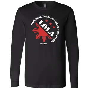 Matalino Mapagmahal Lola Unisex Jersey Long Sleeve T-Shirt