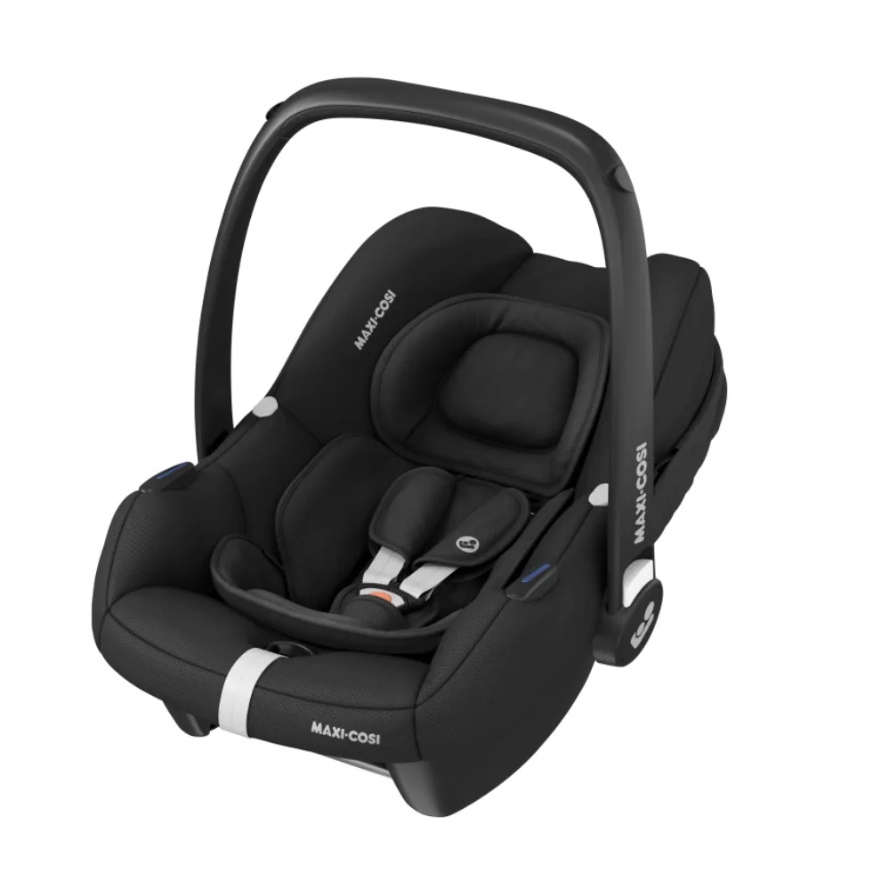 Maxi Cosi CabrioFix i-Size Base & CabrioFix i-Size Car Seat Bundle - Essential Black
