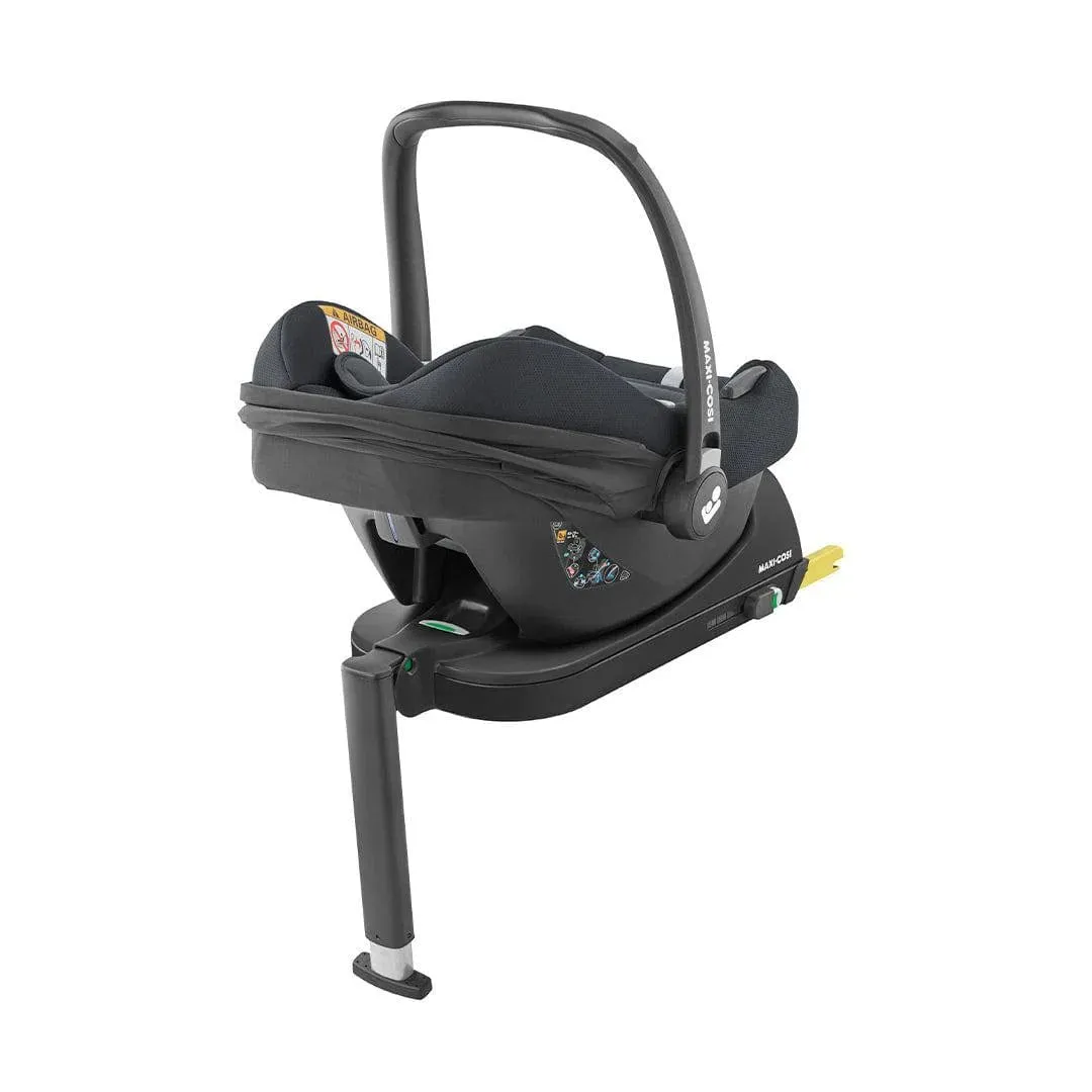 Maxi Cosi CabrioFix i-Size Base & CabrioFix i-Size Car Seat Bundle - Essential Graphite