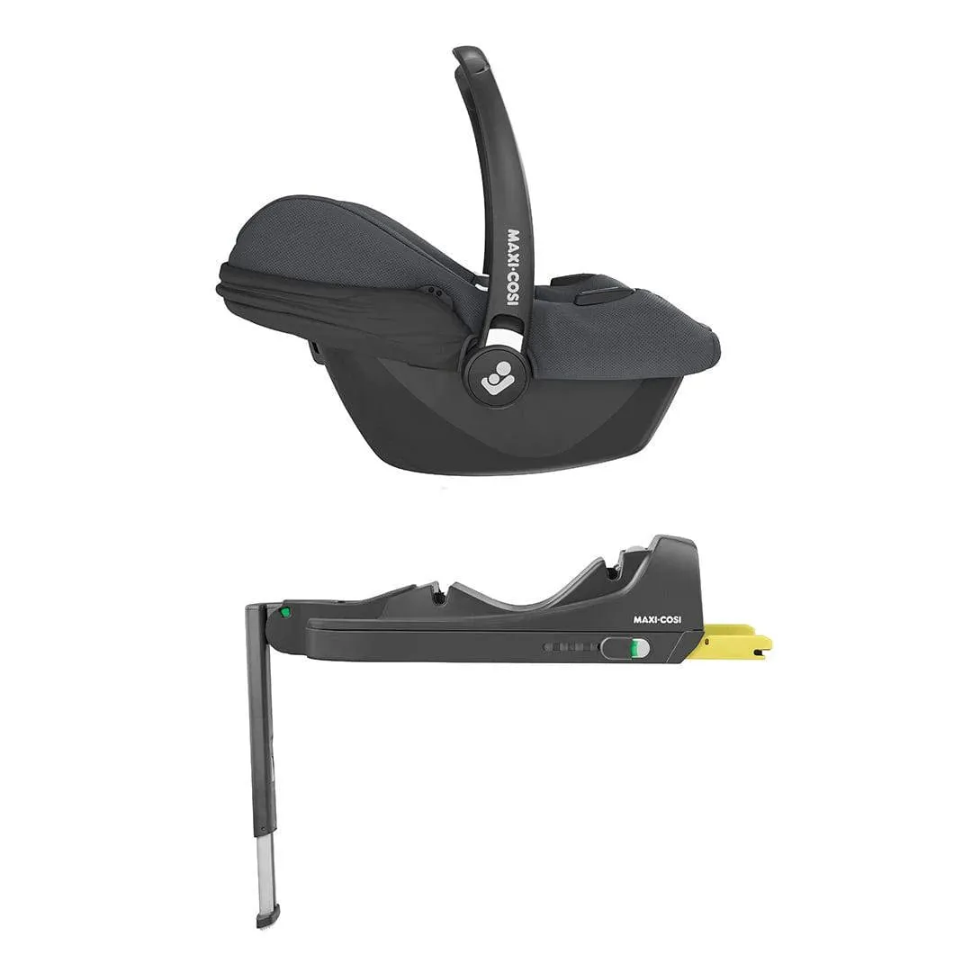 Maxi Cosi CabrioFix i-Size Base & CabrioFix i-Size Car Seat Bundle - Essential Graphite