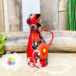 Medium Siamese Cat Alebrije - Handcarve Wood Decoration Figure