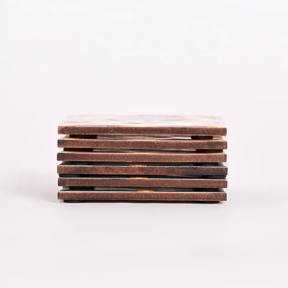 Mela BOHO Peranakan Tales Coasters - Set of 6