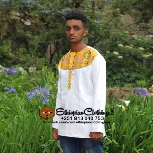 Menelik Ethiopian Men Traditional Cloth