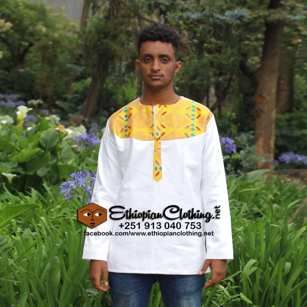 Menelik Ethiopian Men Traditional Cloth