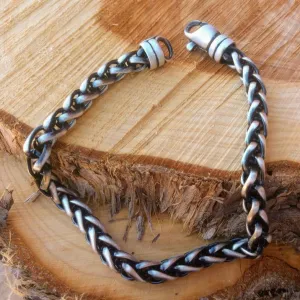 Men's Bracelet | Sterling Silver 6mm Heavy Wheat Chain Bracelet