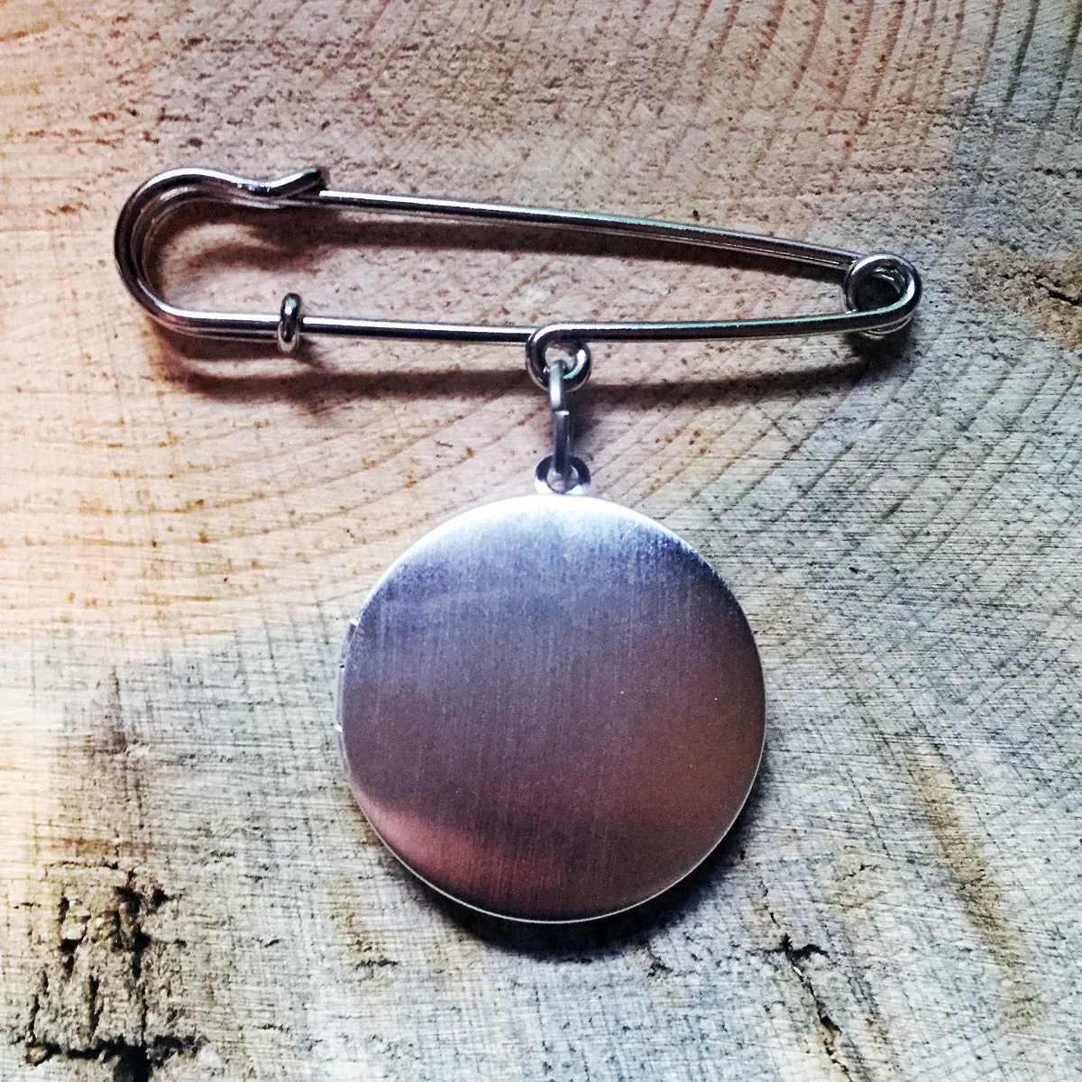 Men's Custom Photo Locket - I Will Always Be Your Little Girl