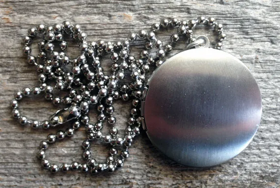 Men's Custom Photo Locket - I Will Always Be Your Little Girl