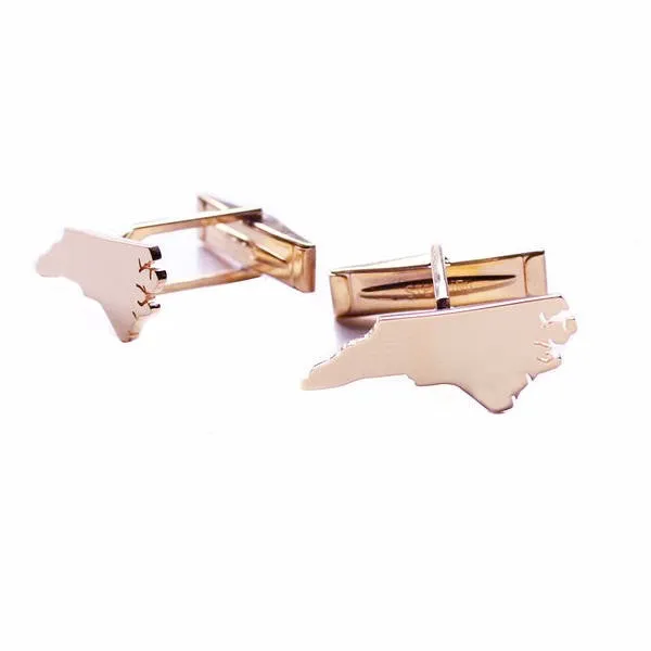 Metal State Cuff Links