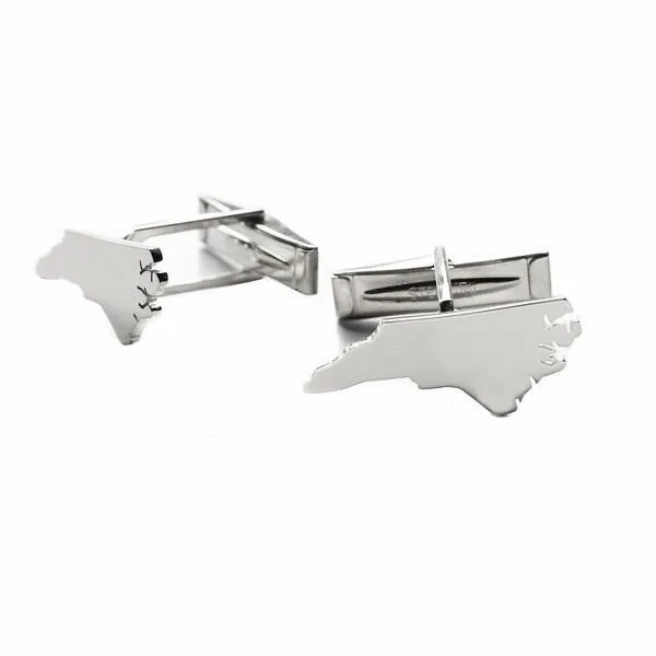 Metal State Cuff Links