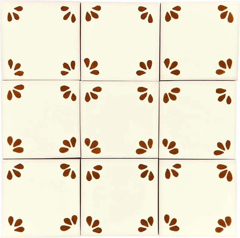 Mexican Talavera Ceramic Decorative Tile: TC Ville
