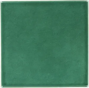 Mexican Talavera Ceramic Solid Tile: Verde Hoja