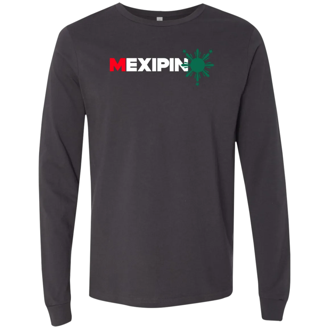 Mexipino with Sun Unisex Jersey Long Sleeve T-Shirt