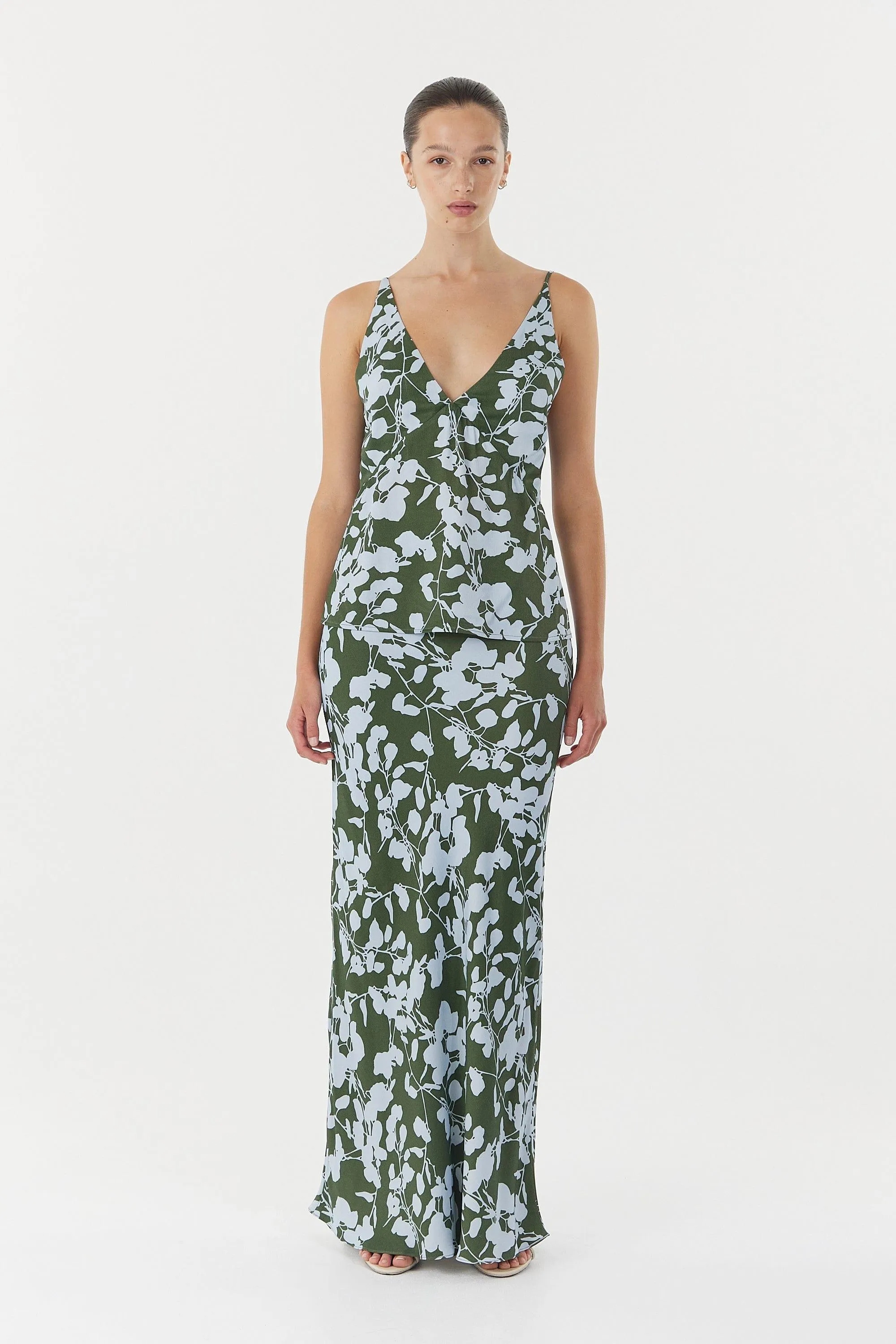 MODERN MUSE CAMISOLE | OLIVE SHADOW