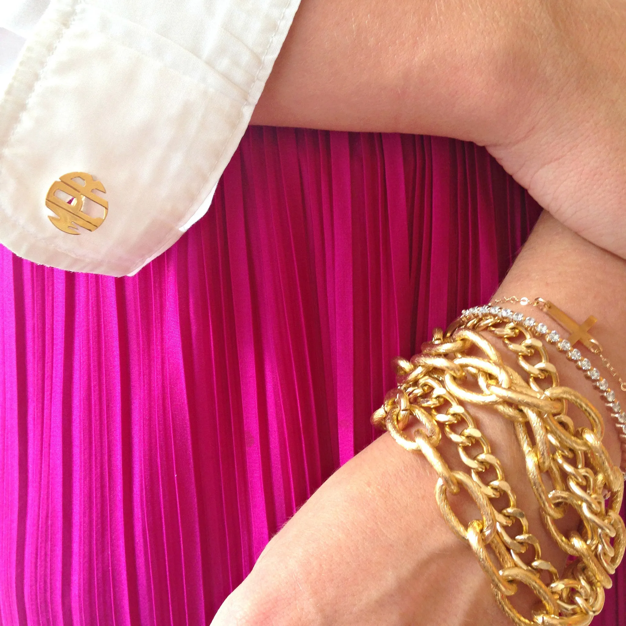 Monogram Cuff Links