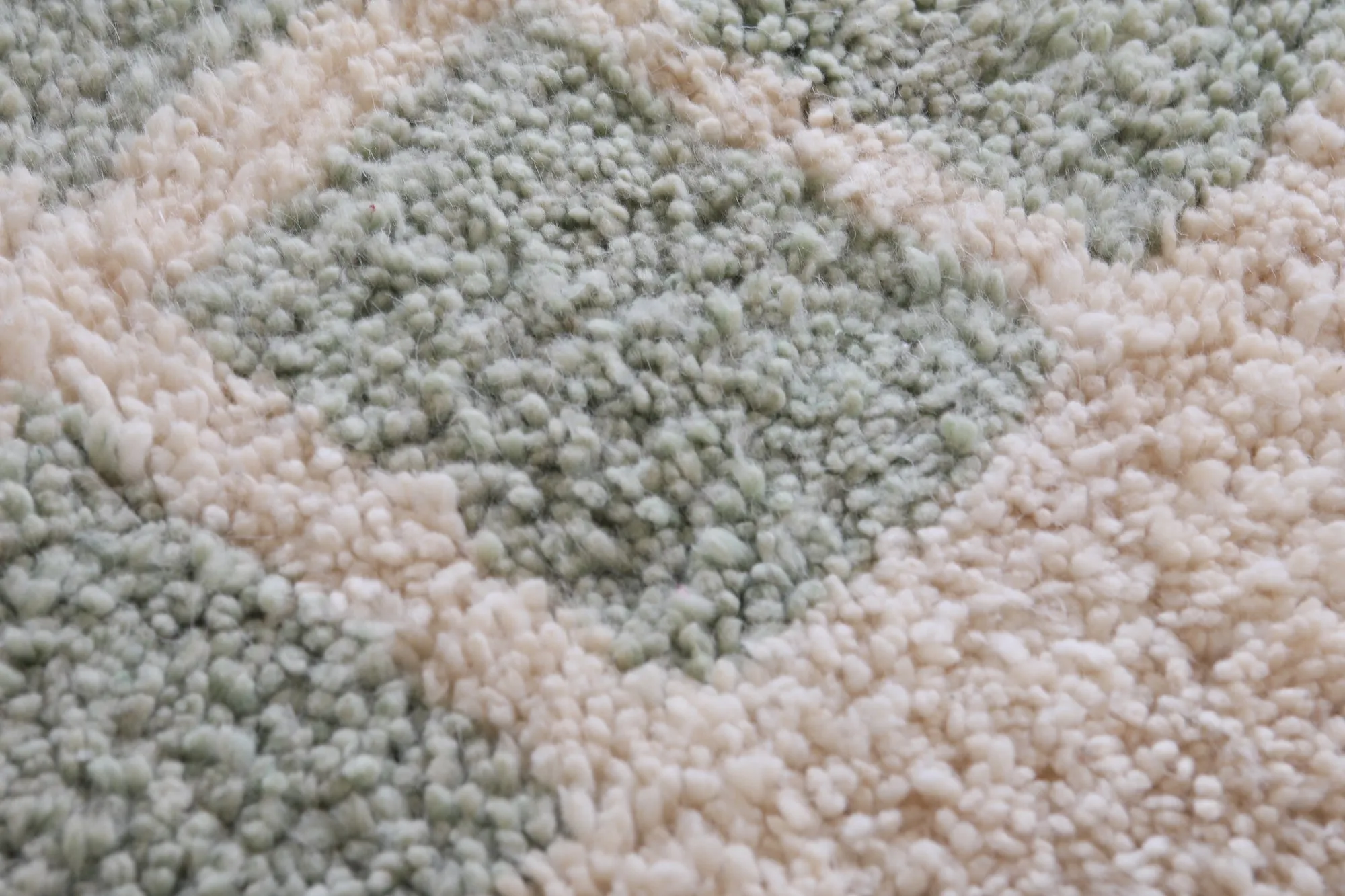 Moroccan rug - Green squares - Custom area rug