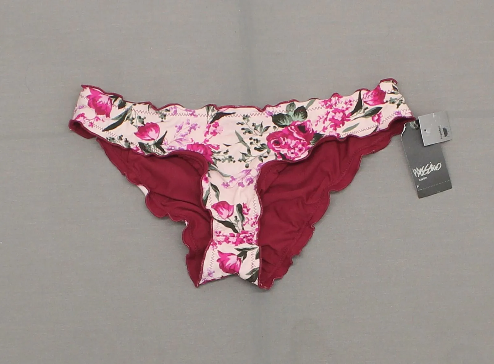 Mossimo Women's Ruffle Edge Cinch Back Hipster Bikini Bottom