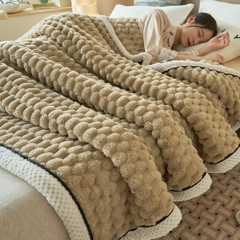 Multi-function Plush Throw Blanket