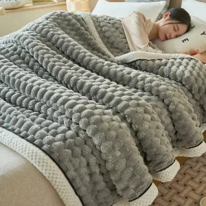 Multi-function Plush Throw Blanket