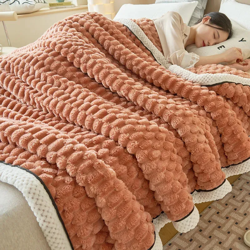 Multi-function Plush Throw Blanket