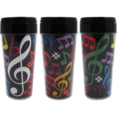 MULTI NOTE TRAVEL TUMBLER 16 OZ