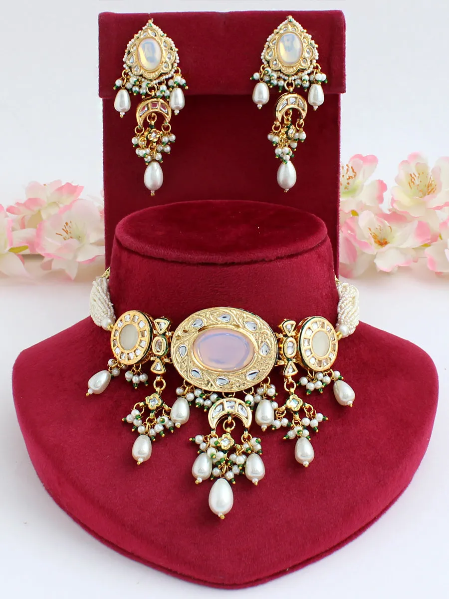 Nabhya Choker Necklace Set