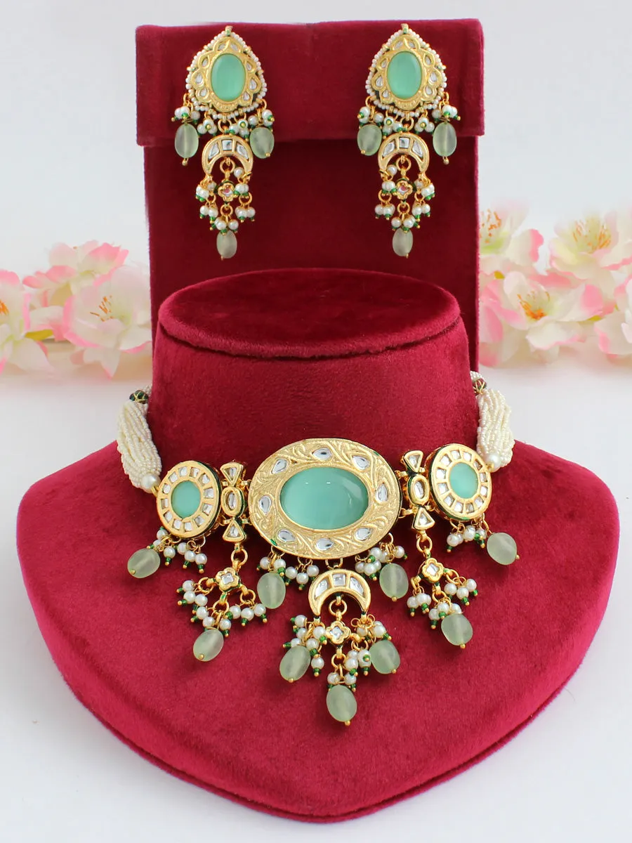 Nabhya Choker Necklace Set