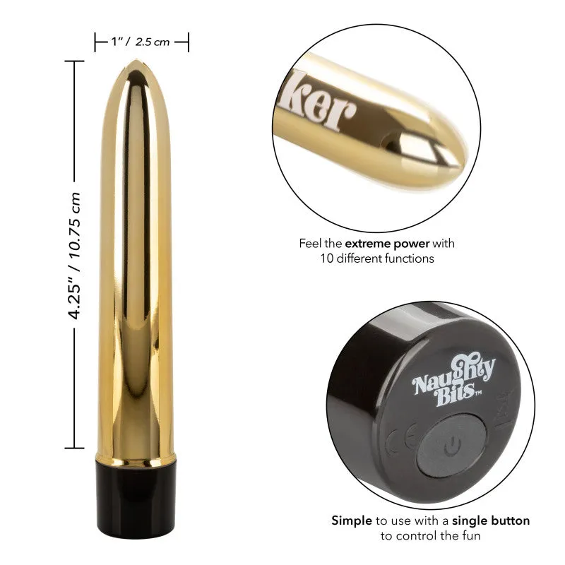 Naughty Bits Gold Der Personal Vibrator