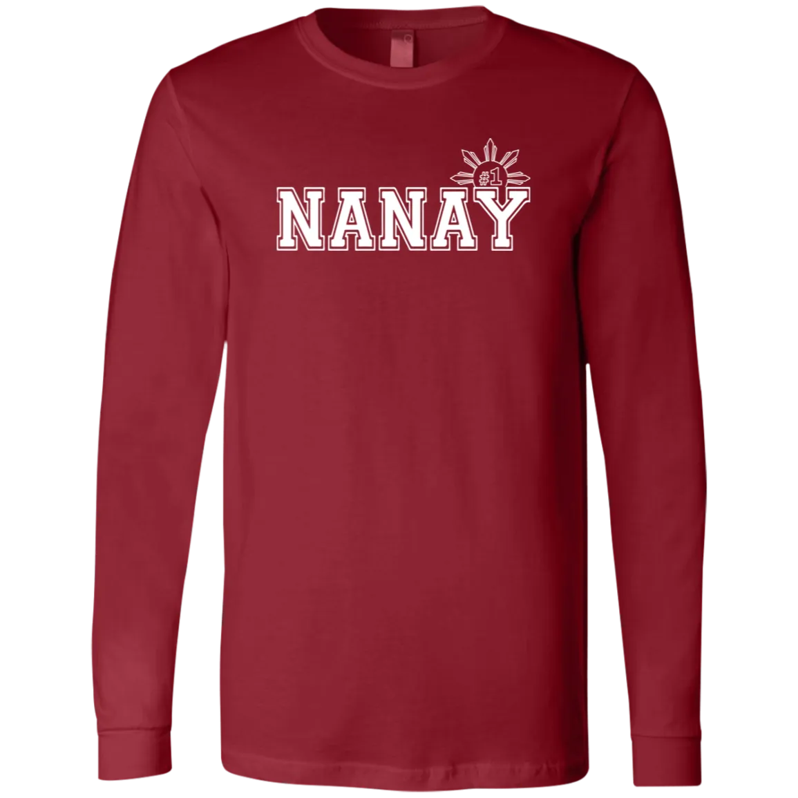 No 1 Nanay Unisex Jersey Long Sleeve T-Shirt
