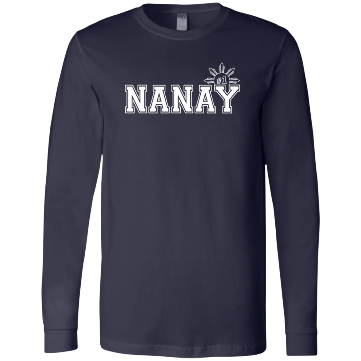 No 1 Nanay Unisex Jersey Long Sleeve T-Shirt