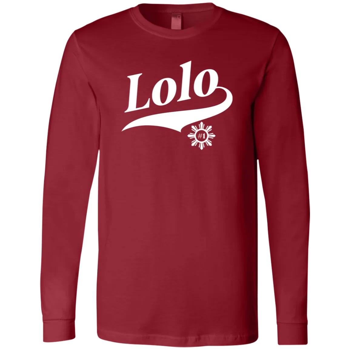 Number One Lolo Mens Jersey Long Sleeve T-Shirt