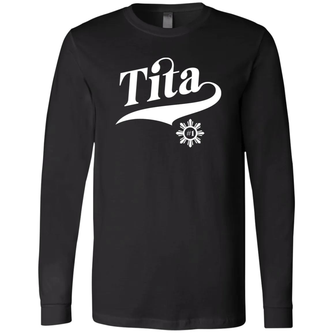 Number One Tita Mens Jersey Long Sleeve T-Shirt