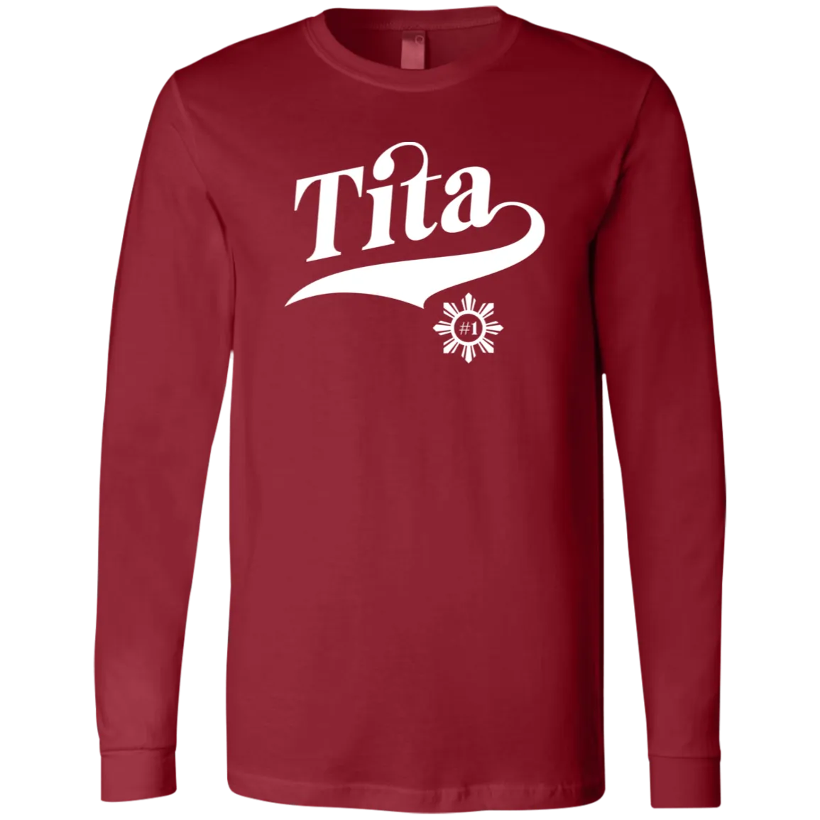 Number One Tita Mens Jersey Long Sleeve T-Shirt