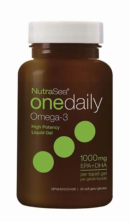NutraSea One Daily Omega-3 1000 mg (30 Softgels)