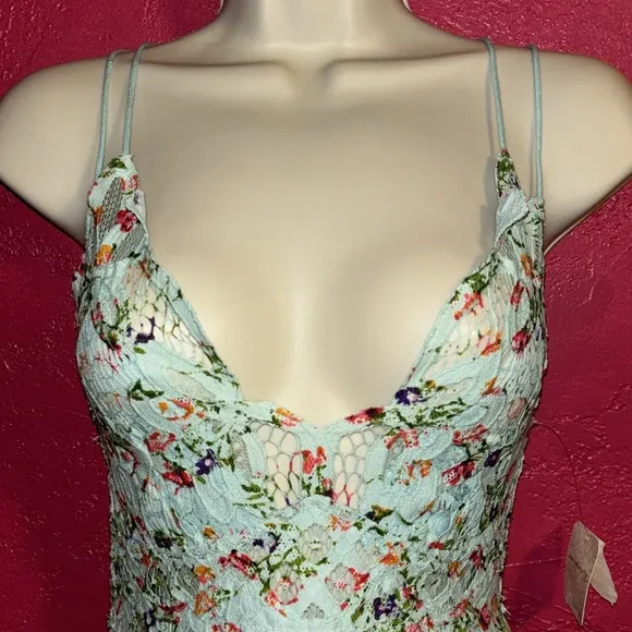 NWT Free People. Adela mini slip dress. Sz XS.