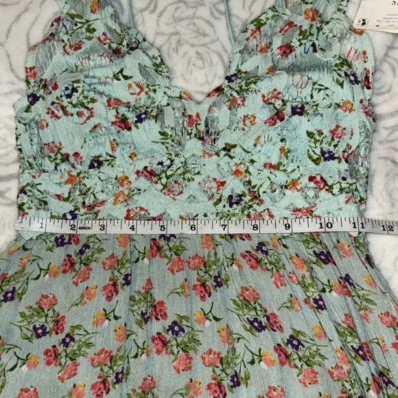 NWT Free People. Adela mini slip dress. Sz XS.