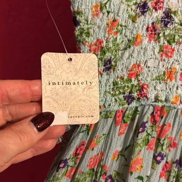 NWT Free People. Adela mini slip dress. Sz XS.