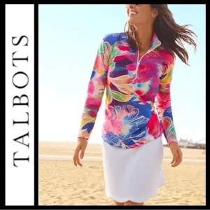 NWT T by Talbots Pique Scallop Edge Skort