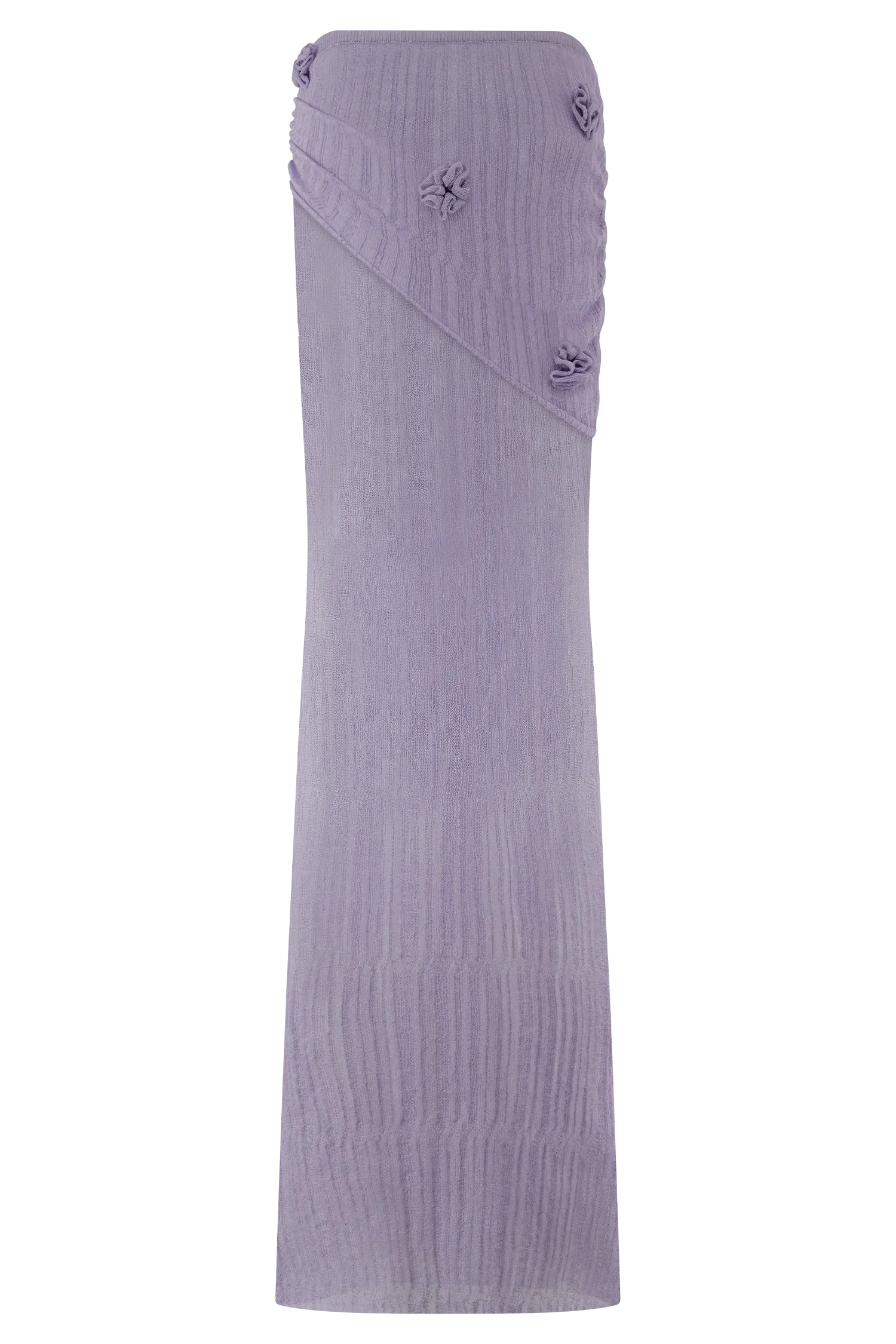 Orianna Orchid Knit Maxi Skirt - Orchid