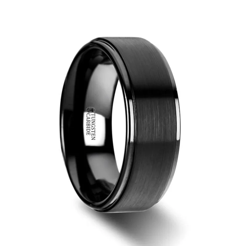 ORION | Flat Black Tungsten Ring