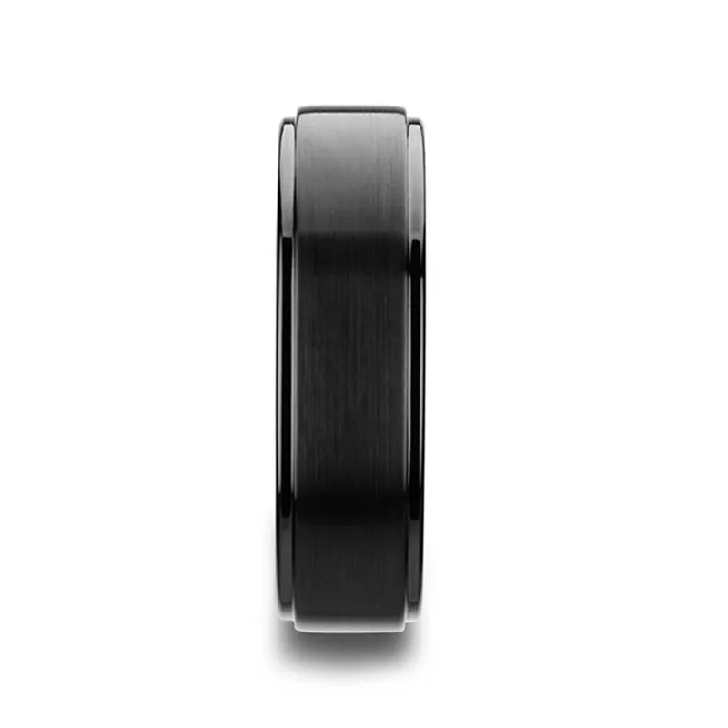 ORION | Flat Black Tungsten Ring