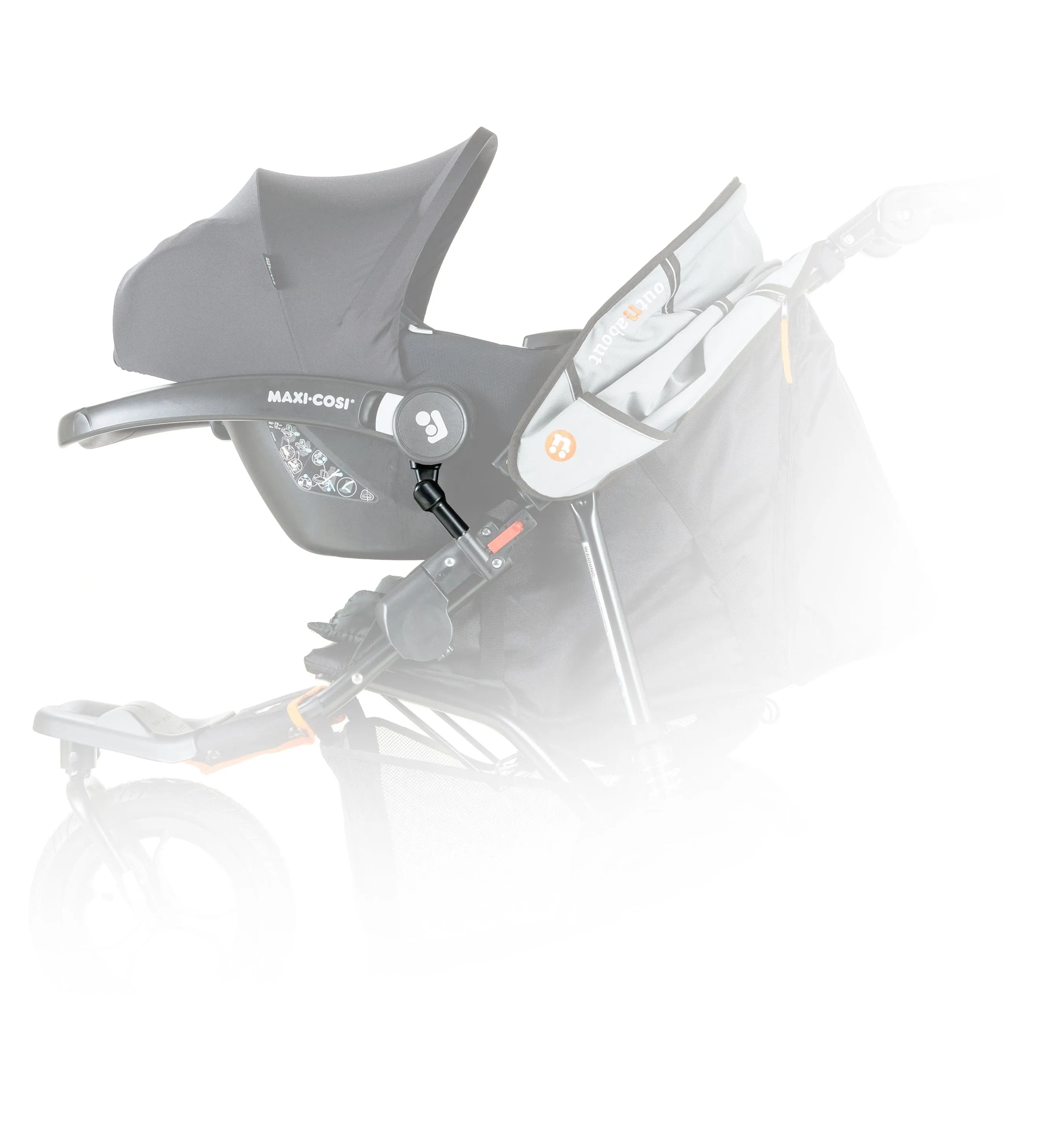 Out n About Nipper Single Maxi-Cosi Essential Kit in Forest Black