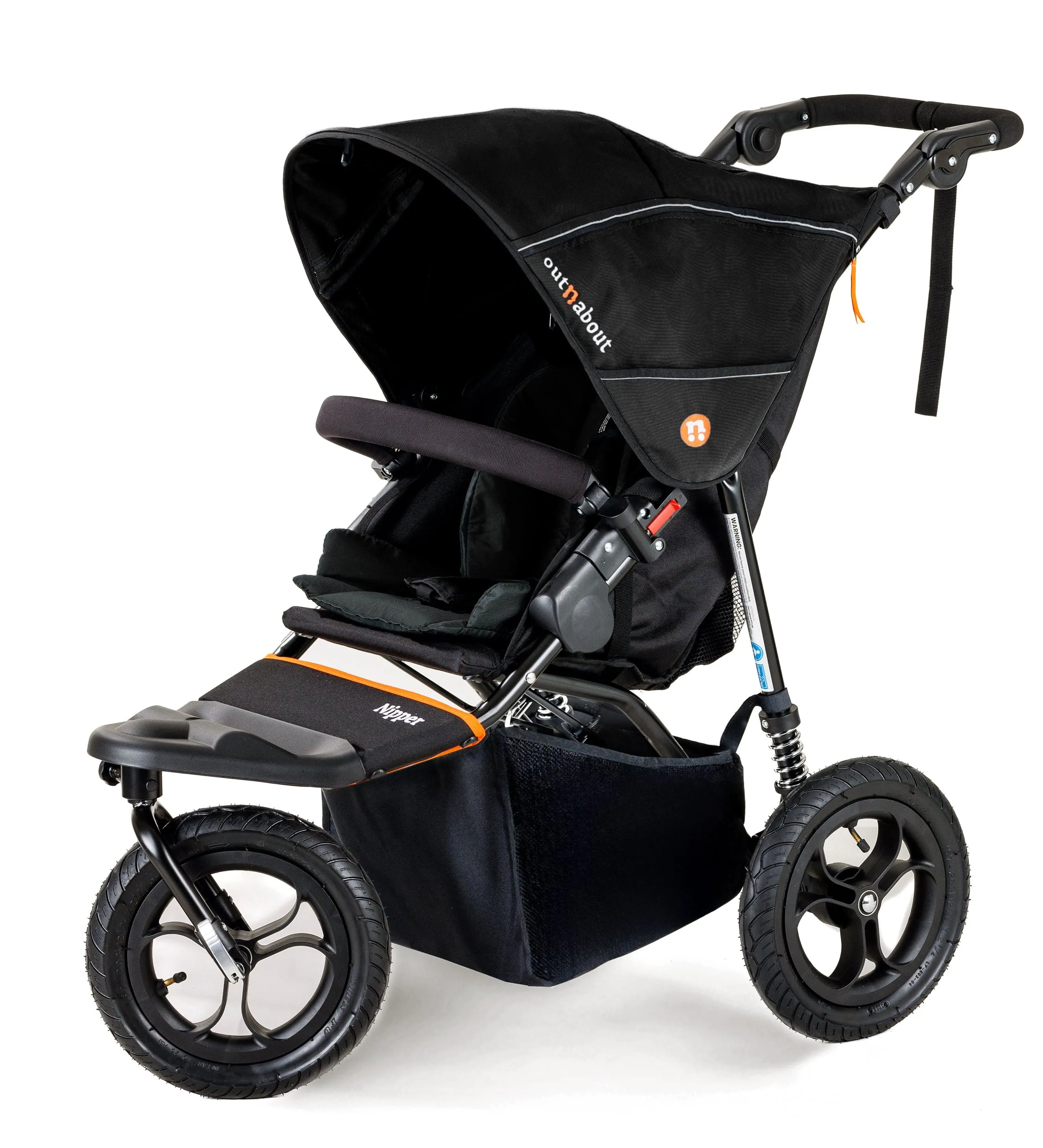Out n About Nipper Single Maxi-Cosi Starter Kit in Summit Black