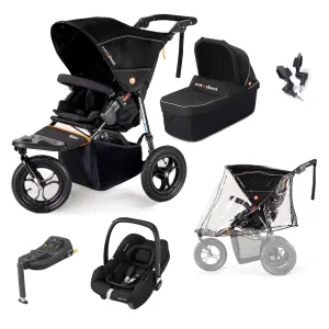 Out n About Nipper Single Maxi-Cosi Starter Kit in Summit Black